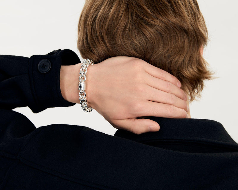 bracelet entrelacs le 87g