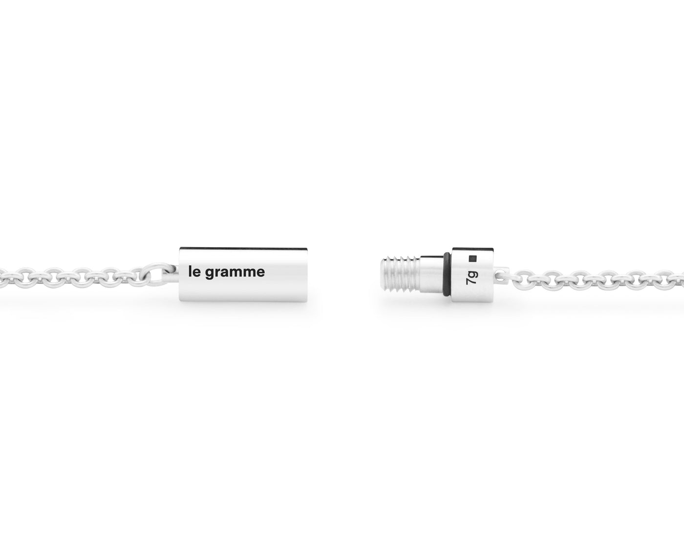 cable bracelet on chain 7g