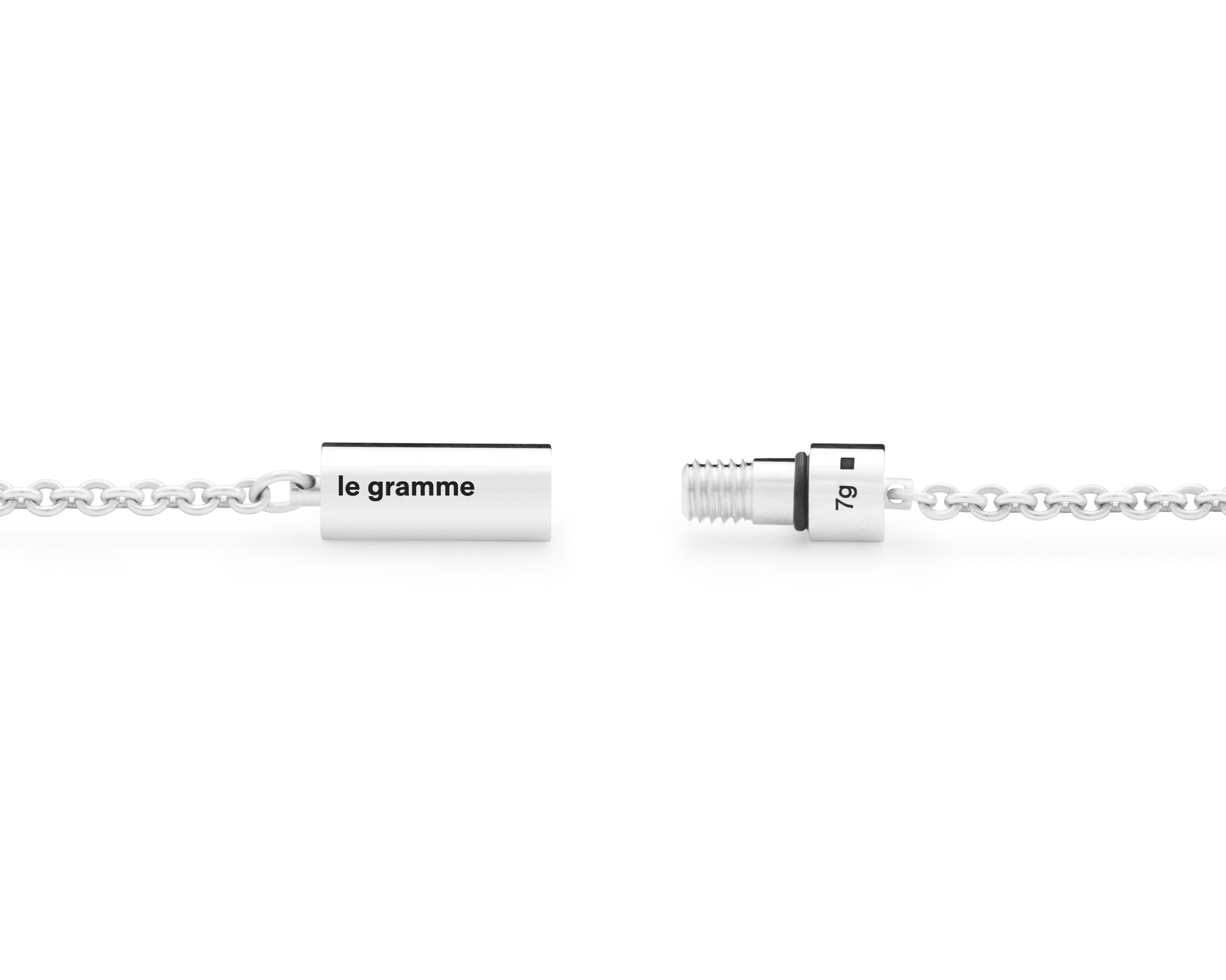 cable bracelet on chain 7g
