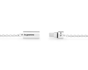cable bracelet on chain 7g