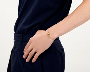 cable bracelet on chain 9g