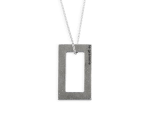 collier rectangle le 3,4g
