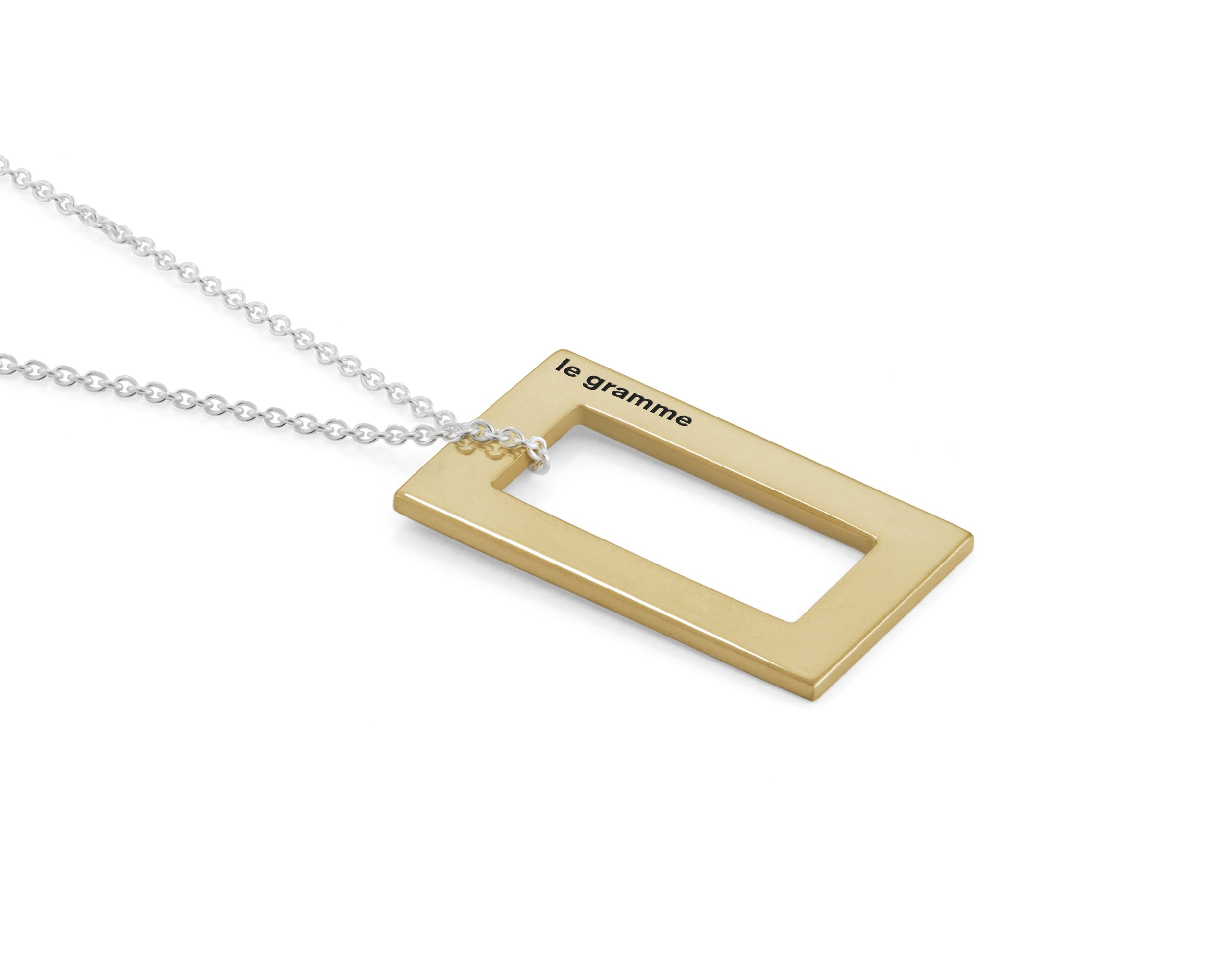 collier rectangle le 3,5g