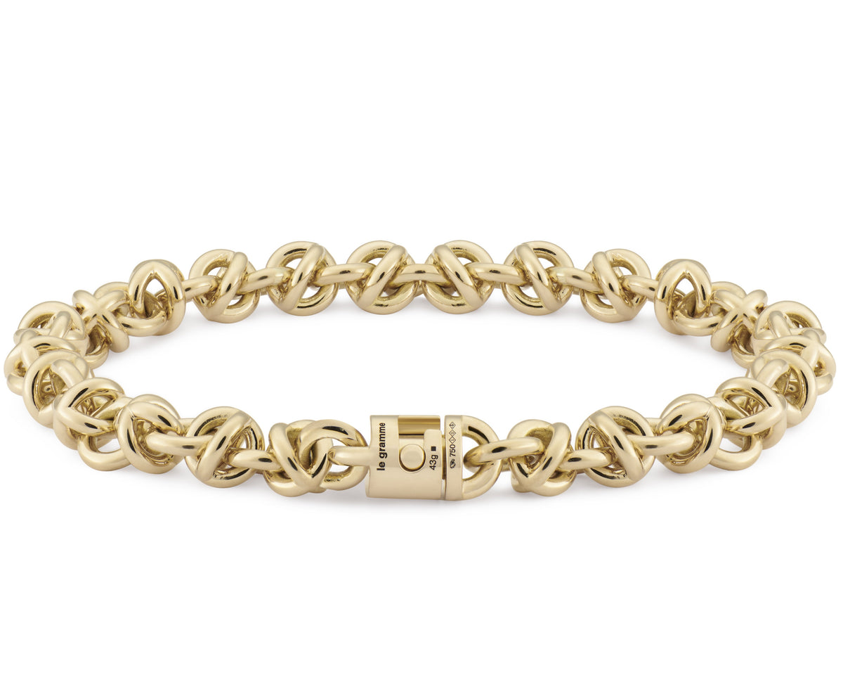 bracelet entrelacs le 45g
