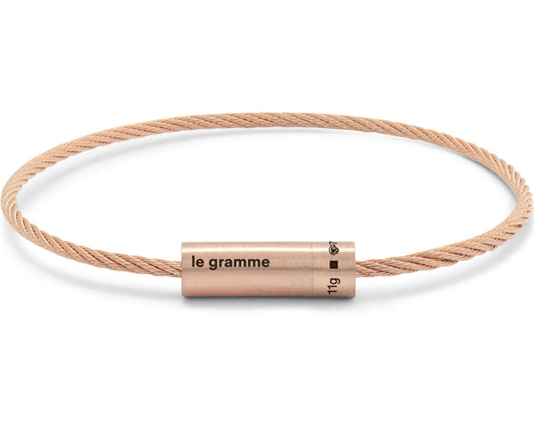 bracelet câble le 11g