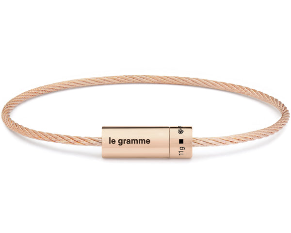 bracelet câble le 11g
