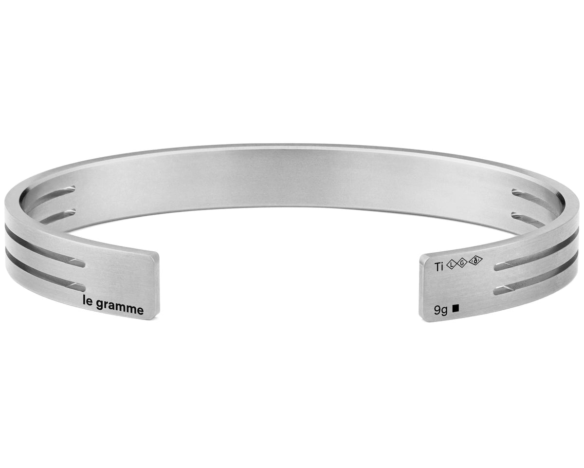 bracelet ruban perforé le 9g