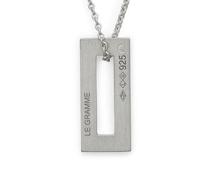 collier rectangle le 1,5g