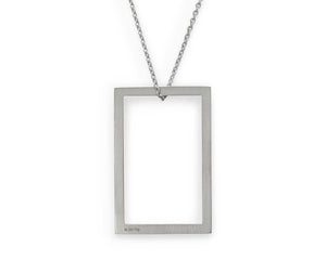 collier rectangle le 2,6g