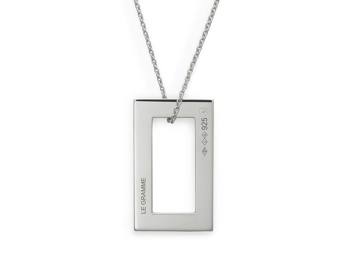 collier rectangle le 3,4g